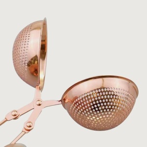 Premium Rose Gold <b>Tea</b> <b>Infuser</b> with Long Handle Ideal for <b>Loose</b> Leaf Brewing Durable Stylish Kitchen Accessory for <b>Tea</b> Lovers - Product Image 3