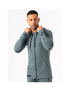 Mist Blue Wholesale High Quality 100%Cotton HeavyWeight Printing Regular Fit Streetwear Custom Logo <b>Men's</b> Hoodies&Sweatshirts - Product Image 1
