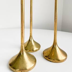 Aluminium <b>Candle</b> Holders Taper Candlestick Set Vintage Style Decorative Metal <b>Candle</b> <b>Stand</b> for Home Decor Wedding Party - Product Image 2