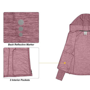 Chaqueta Deportiva de Mujer de Calidad, Logotipo Personalizado, Ligera y Larga, Teñida en Fábrica, a Bajo Precio para Venta en Línea - Product Image 5