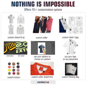 Personnalisé Vintage Tricoté Baggy Streetwear Jersey Chemises À Manches Longues Marine Boxy Rugby Polo À Manches Longues Pour Hommes - Product Image 3