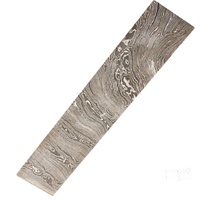 Billette vierge de damas faite à la main, haute qualité, forgée à la main, en acier, pour la fabrication de couteaux