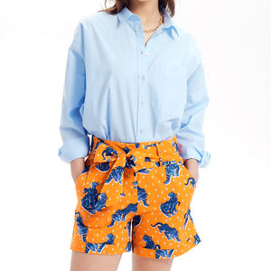 High Quality Wholesale Custom Breathable <b>Women</b> <b>Shorts</b> 100% Cotton Fleece Sweat <b>Shorts</b> Elastic Waist for Summer Casual Use Made - Product Image 1