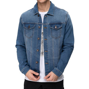 Services OEM Veste en jean de haute qualité pour hommes Veste en jean pour hommes sur mesure Nouveau design Veste en jean pour hommes - Product Image 1