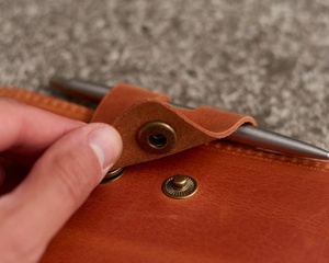 2025 Cartera de cuero para hombres personalizada con nombre A4 Carpeta Tamaño de letra Folio Regalo de negocios 2017 - Product Image 4