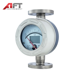 Débitmètre à rotor en tube métallique pour huile hydraulique de lubrification de processus industriel, affichage LCD personnalisable, installation facile - Product Image 2