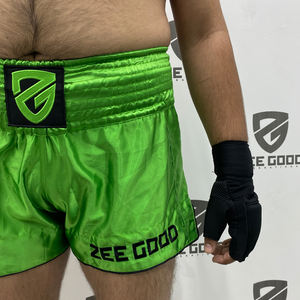 กางเกงขาสั้นผ้าโพลีเอสเตอร์สำหรับผู้ชายกางเกงต่อยมวยแบบลำลองกันรอยยับสำหรับผู้ชายกางเกงต่อยมวยพิมพ์ซับลิเมชัน MMA ดีไซน์100% - Product Image 4