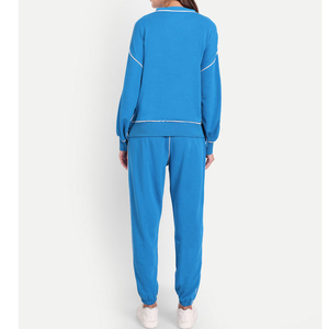 HAMILO SPORTS Survêtement d'hiver pour femmes, écologique, 100% coton, respirant et à séchage rapide, doublure en polaire, ensemble deux pièces - Product Image 3