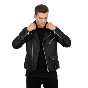 Veste en cuir de vache pleine fleur noire sur mesure de haute qualité, de luxe, de qualité supérieure, ODM, vente en gros, pour hommes et femmes - Product Image 1