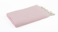 Serviette de bain / Fouta / Serviette de plage en coton biologique turc 100% ArtisRaw, antimicrobienne, écologique, tissée à la main, motif abstrait