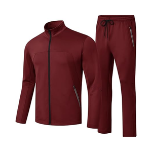 Vêtements de sport personnalisés en gros Survêtements de sport vierges en noir et blanc Survêtements de jogging pour hommes - Product Image 4