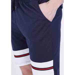 ชุดเสื้อยืดและกางเกงขาสั้นผ้าคอตตอนเจอร์ซีย์แบบสั่งทำพิเศษสำหรับผู้ชาย ทรงเข้ารูป สไตล์สตรีทแวร์สำหรับฤดูร้อน - Product Image 3