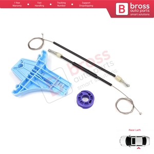 ชุดซ่อมมอเตอร์กระจกหน้าต่างด้านหลังซ้าย รุ่น BWR5060 สำหรับรถยนต์ Polo Vento MK5 6R 6C 61 ปี 2009-2022 แบบ 4/5 ประตู รหัสอะไหล่ 6R4839461 - Product Image 2
