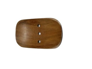 Jabonera de Madera Natural, Bandeja para Jabón para Baño y Restaurante, Juego de Baño de Madera, Jabonera Duradera Hecha en India - Product Image 5