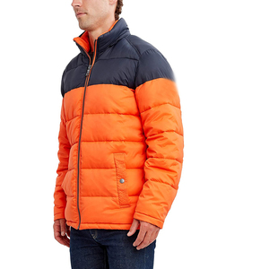 Veste d'hiver matelassée en nylon imperméable sur mesure, veste bomber pour homme, taille plus, veste d'extérieur respirante - Product Image 5