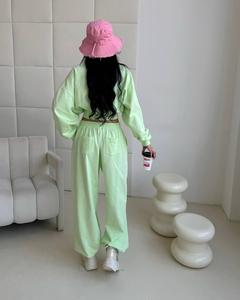 ชุดวอร์ม2ชิ้นสำหรับผู้หญิงชุดวิ่งเสื้อฮู้ดมีซิปขนาดใหญ่พิเศษ - Product Image 5