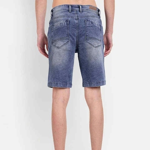 Shorts Vaqueros para Hombre, Estilo Vintage Personalizado, Corte Holgado, Estilo Urbano, Verano, Casual, Desgastados, con Cordón, Secado Rápido, a la Moda - Product Image 3