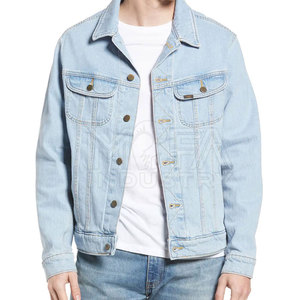 Veste en jean bleu classique pour homme Vêtements d'extérieur intemporels, durables et à la mode pour tenues décontractées et quotidiennes - Product Image 2