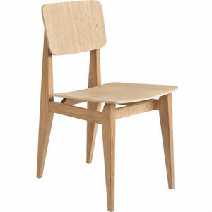 Chaise de salle à manger minimaliste en bois de teck-Mobilier en bois massif naturel durable et élégant pour espaces contemporains - Product Image 1