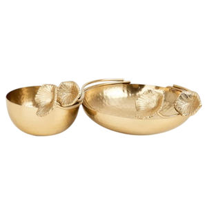 Tazón para Servir Chocolate de Metal Dorado Hecho a Mano, Accesorio para Bodas al por Mayor, Tazón para Chocolate Moderno, Ecológico, Precio de Fábrica - Product Image 3