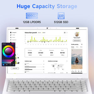 Ordenador Portátil de 14 Pulgadas con Pantalla IPS, 8 GB de RAM DDR4, 512 GB de Almacenamiento SATA, Ordenador Personal para el Hogar - Product Image 6