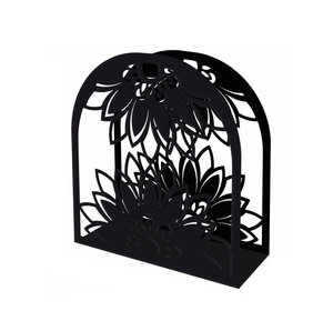 Porte-serviettes en métal nouveauté décor de table élégant porte-serviettes pour décoration de table dîner fête mariage - Product Image 6