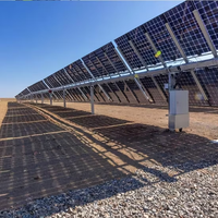 Sistema de seguimiento solar inteligente Rastreador de eje único automático/manual con sensor de posición de alta precisión