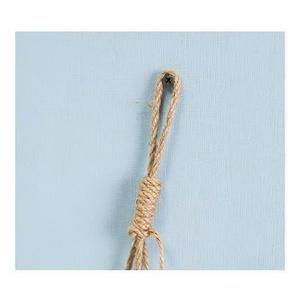 Décoration murale artisanale en bois, squelette de poisson de grande taille, dégradés bleus artistiques, corde, décoration rustique parfaite pour la maison et les intérieurs de café - Product Image 5