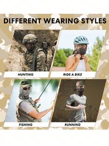 Pasamontañas de Camuflaje Transpirable para Caza, Senderismo y Esquí, Máscara Facial Completa para Ciclismo y Actividades al Aire Libre - Product Image 3