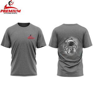 เสื้อยืดผู้ชาย ผ้าฝ้าย 100% 300 GSM คอกลม แขนสั้น พิมพ์ลายโลโก้ตามสั่ง คุณภาพสูง ระบายอากาศได้ดี เนื้อผ้าหนา - Product Image 3