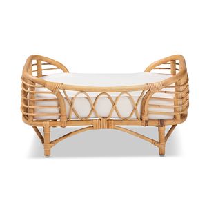 Lit de couchage en rotin naturel nid pour animaux de compagnie lits et accessoires pour animaux de compagnie fabriqués à la main OEM ODM produits du Vietnam - Product Image 3