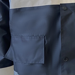 Gilet de sécurité ANSI classe 1 réfléchissant haute visibilité de qualité supérieure imperméable avec logo personnalisé sécurité au travail - Product Image 3
