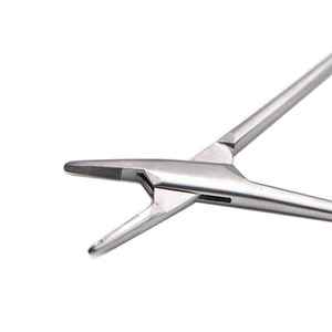คีมสเตนเลสสตีลที่ยึดเข็มด้วยมือทำจากไทเทเนียมคุณภาพสูงออกแบบมาเพื่อช่วยนำทางและใส่เข็มเย็บ - Product Image 3
