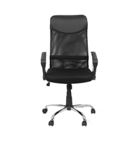 Chaise de bureau ergonomique Chaise de personnel confortable avec design en maille élégant Chaise de gestionnaire de maison simple Utilisation exécutive Matériau en acier