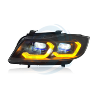 Phare avant à LED pour BMW Série 3 E90 2005-2012, phare avant Plug and Play, blanc + jaune DRL, pièces automobiles