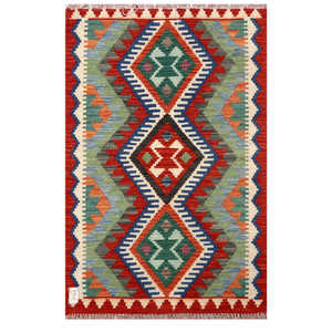 พรมอิมาโกะ ไมมานา อัฟกานิสถาน ชุดพรมคิลิม 125 x 80 ซม. - Product Image 1