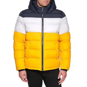 Chaquetas Acolchadas para Hombre, Abrigo Cálido de Invierno, Cortavientos Impermeable, Chaqueta Aislante Plegable con Bolsillos - Product Image 1