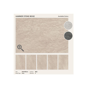 Países europeos 600x600 600x900 Baldosas de porcelana de marfil negro brasileño de alta resistencia Baldosas antideslizantes para exteriores 20mm - Product Image 6