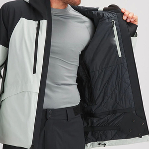 Chaqueta de Esquí Softshell Personalizada con Bordado Frontal, Cortavientos, Informal, para Hombre, Impermeable y Cálida, Gran Venta - Product Image 4