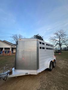 READY FOR SALE YOUR LIVESTOCK HORSE HAULING 12FT <b>TRAILER</b> 6FT wide 7FT tall 12FT long All steel construction - Product Image 6