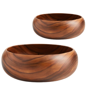 Cuenco de madera de mango de mesa de alta calidad, cuenco de madera hecho a mano para servir, comprar a exportadores indios - Product Image 4