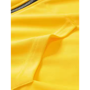 Sweats à capuche unisexes zippés de haute qualité 2026 – Décontractés, patchwork, respirants, 100 % coton molletonné/éponge française, séchage rapide, style urbain - Product Image 4