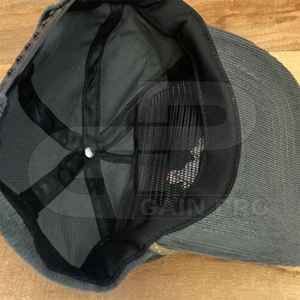 Sombrero de camionero de pana de alta calidad con logotipo bordado personalizable para todas las estaciones sombrero de camionero MeshTrucker al por mayor - Product Image 5