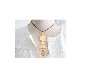 Collar de latón con estilo moderno para mujer, diseño clásico a la moda, para fiestas de boda, fabricación al por mayor, precio - Product Image 2