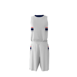 Ensemble d'uniformes de basketball réversible personnalisé avec impression par transfert thermique, vêtements d'équipe personnalisés, taille plus, respirant, séchage rapide - Product Image 4