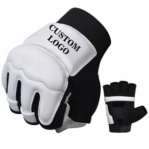 Gants MMA sur mesure noir rouge couleur contrastée bon fournisseur avec un prix raisonnable fait à la main vos propres gants MMA de boxe - Product Image 1