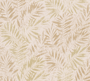Papel Tapiz Floral Hecho en Alemania, Rollos Beige Dorado, Estructura Textil de Vinilo No Tejido, Lavable, Resistente a la Abrasión, Ligero, para Sala de Estar - Product Image 6