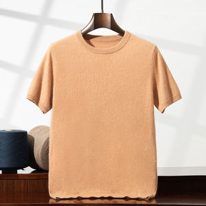 Venta al por mayor 100% algodón hombres camiseta personalizada impresa cuello redondo diseño con patrón personalizable camiseta - Product Image 6