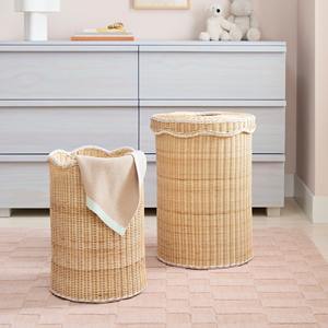 Cestas de mimbre para ropa sucia con forro de tela, fabricante y proveedor de cestas de almacenamiento más vendidas. - Product Image 5