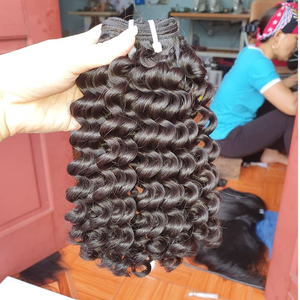 Cheveux humains vietnamiens bouclés 100% vierges Remy Jerry Curl, extension de cheveux à trame unique - Product Image 3